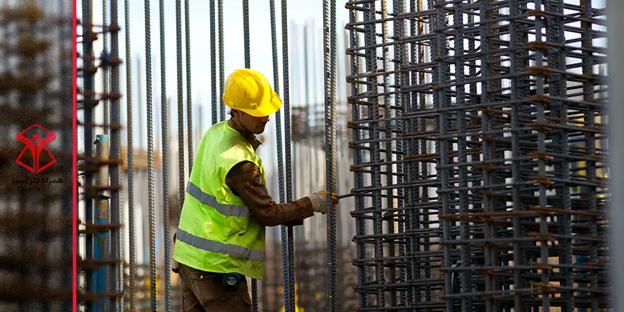 استفاده از میلگرد میانه برای فونداسیون