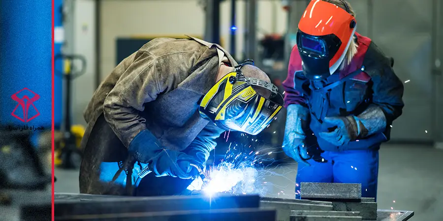 جوشکاری یا برشکاری مقاطع آهنی