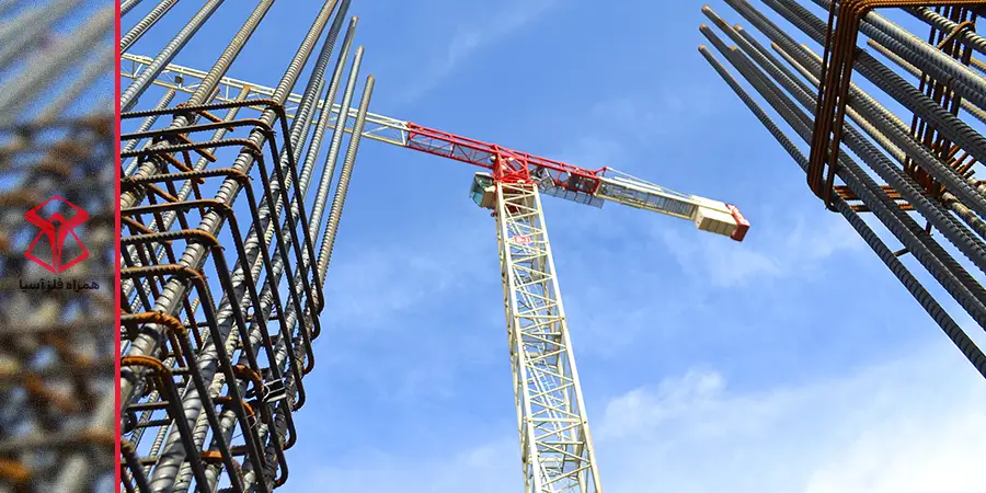 کاربرد میلگرد در تیرهای اصلی سازه