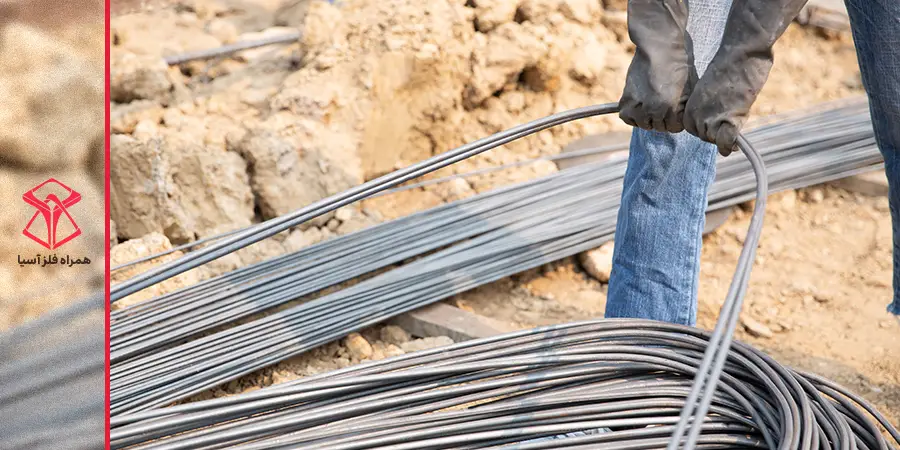 خمش میلگردهای آجدار شاهین و ظفر