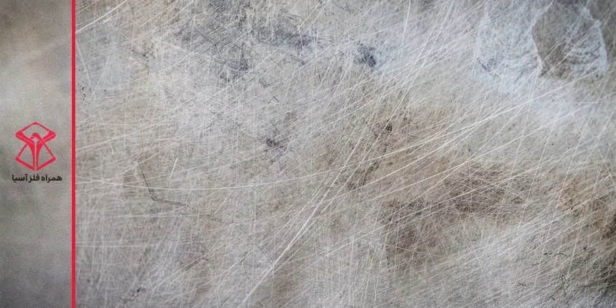 خط و خش روی ورق گالوانیزه