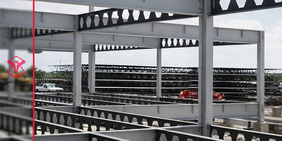 تیرآهن لانه زنبوری