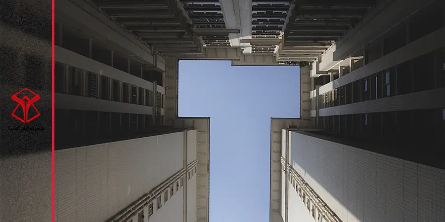 نمای یک سازه بتنی