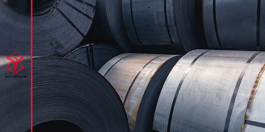 نمایی از ورق سیاه رول شده