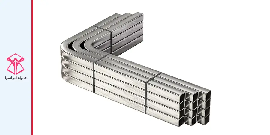 قوطی گالوانیزه شده خم شده