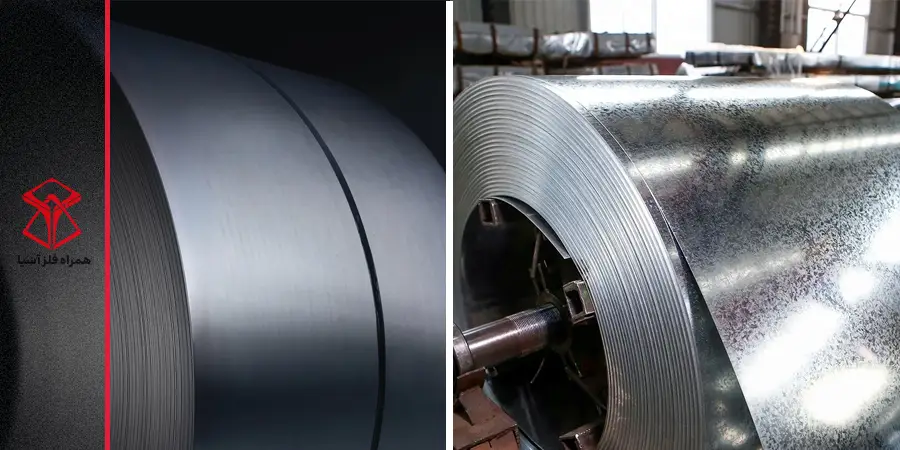 تفاوت ورق سیاه و گالوانیزه
