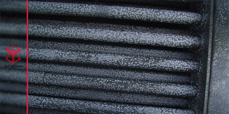 ورق گالوانیزه ای که شوره زده