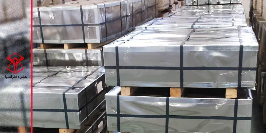 ورق گالوانیزه بسته بندی شده