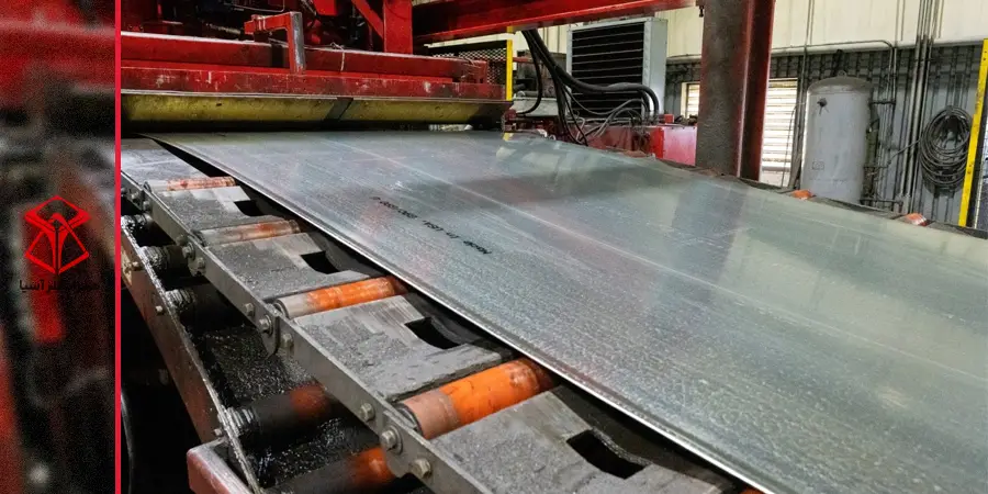 ورق روغنی بعد از اسیدشویی