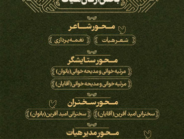 رشته های هر بخش در چهارمین مهرواره هوای نو