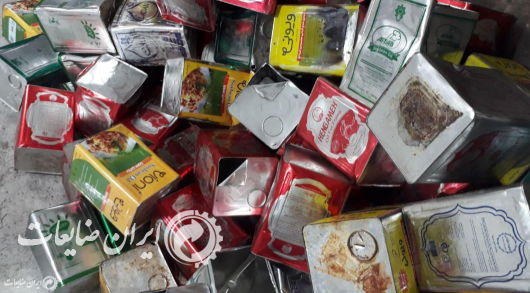 فروش حلب و سطل و دبه نو