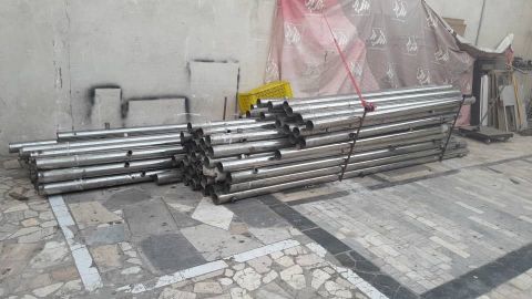 فروش لوله استیل نگیر دست دوم به قطر 102م