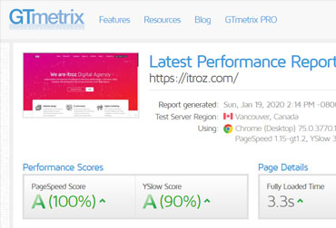 How to score 100 sites in GT metrics
