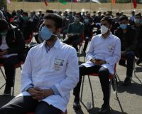 گزارش تصویری / مراسم بزرگداشت جهادگران آسمانی کسری اسمعیلی و مصطفی سارنگ در دانشگاه بقیه‌الله(عج)