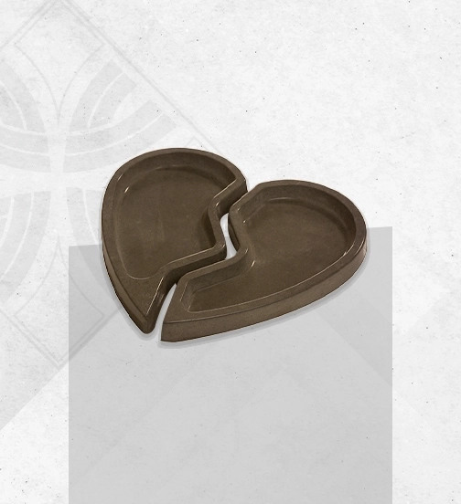 اردوخوری قلبی | قالب طلقی اردوخوری قلب شکسته 50 بار قابل تولید