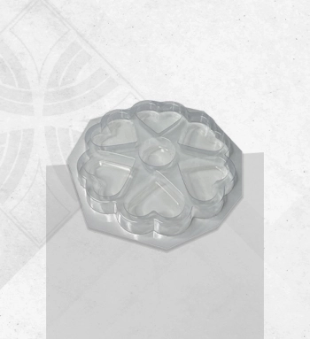 قالب طلقی اردوخوری قلب شش تایی