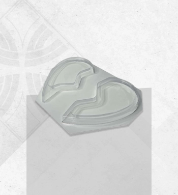 قالب طلقی اردوخوری قلب شکسته