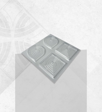 قالب طلقی جاعودی اشکی حلزونی