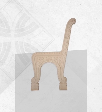 قالب نیمکت منبت با پشتی چپ