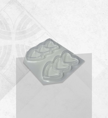 قالب طلقی اردوخوری قلب سه تایی