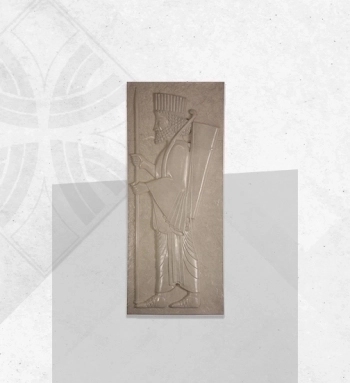 قالب تابلو سرباز هخامنشی چپ