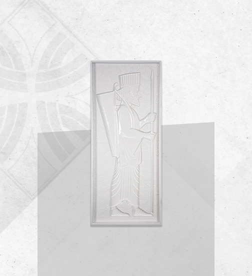 قالب تندیس سنگ مصنوعی سرباز هخامنشی | قالب تابلو سنگ