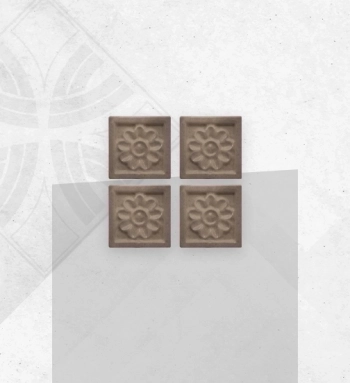 قالب نمای داخل گل لوتوس 12 × 12