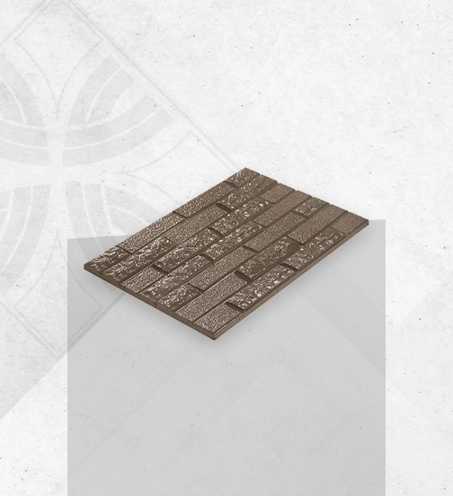 قالب نمای خارج آجر نما ترکیبی