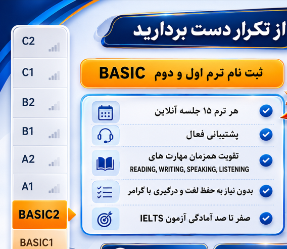 دوره کامل چهار مهارت+ آیلتس