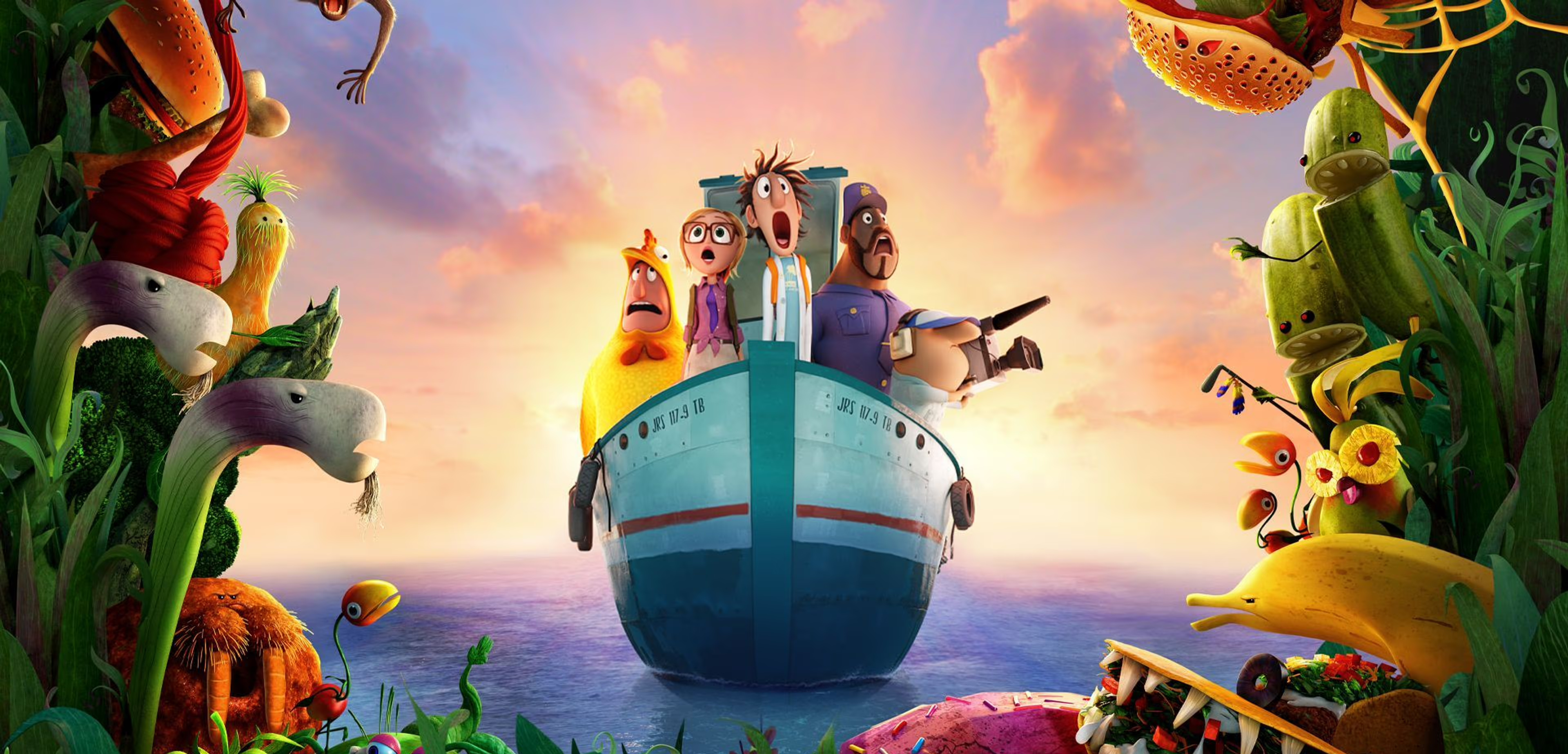 پوستر Cloudy With A Chance Of Meatballs 2 | ابری با احتمال بارش کوفته‌قلقلی ۲