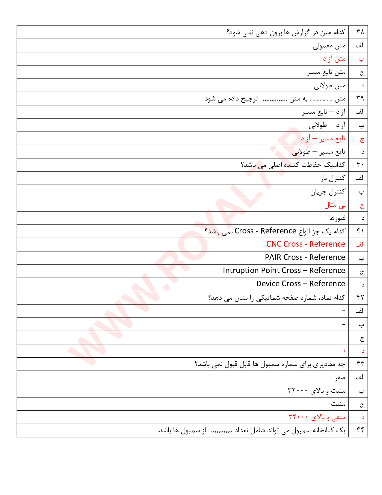 دانلود 495 نمونه سوال نقشه کشی تاسیسات الکتریکی صنعتی با نرم افزار EPLAN فنی حرفه ای