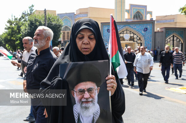 راهپیمایی ضد صهیونیستی « جمعه خشم » در تبریز