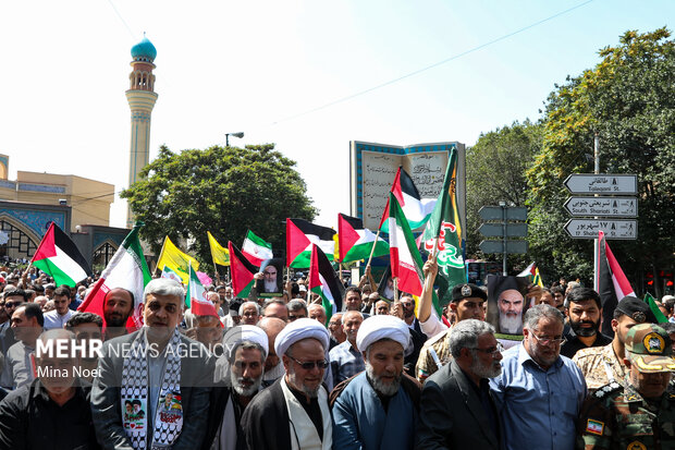 راهپیمایی ضد صهیونیستی « جمعه خشم » در تبریز