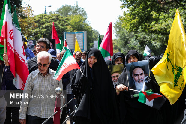 راهپیمایی ضد صهیونیستی « جمعه خشم » در تبریز