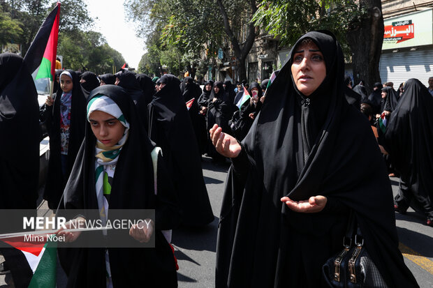 راهپیمایی ضد صهیونیستی « جمعه خشم » در تبریز