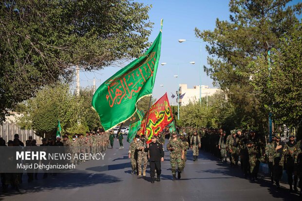 عزاداری نیروهای مسلح یزد در ۲۸ صفر