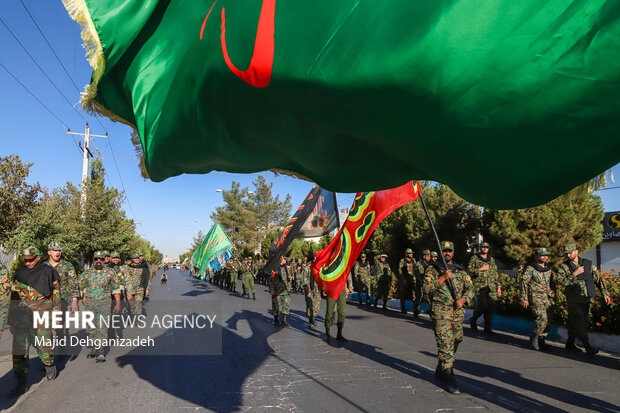 عزاداری نیروهای مسلح یزد در ۲۸ صفر