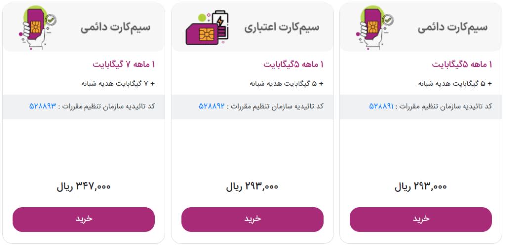 بسته شبانه رایتل