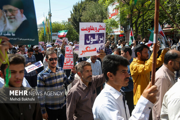 راهپیمایی ضدصهیونیستی «جمعه خشم» در قم