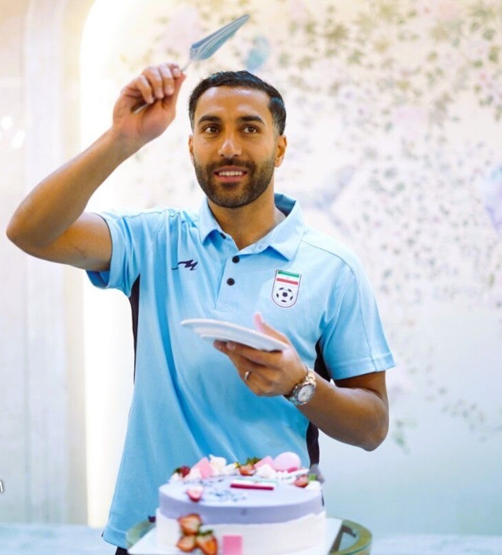 (عکس) سورپرایز سامان قدوس در اردوی تیم ملی