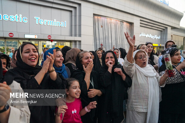 استقبال از قهرمانان مسابقات جهانی کشتی فرنگی در شیراز