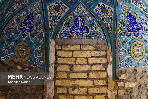 تخریب شبستان مسجد کازرونی اصفهان