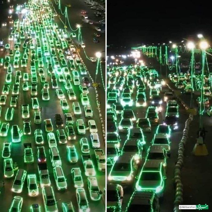 عکس: یمن در آستانه میلاد پیامبر سبزپوش شد