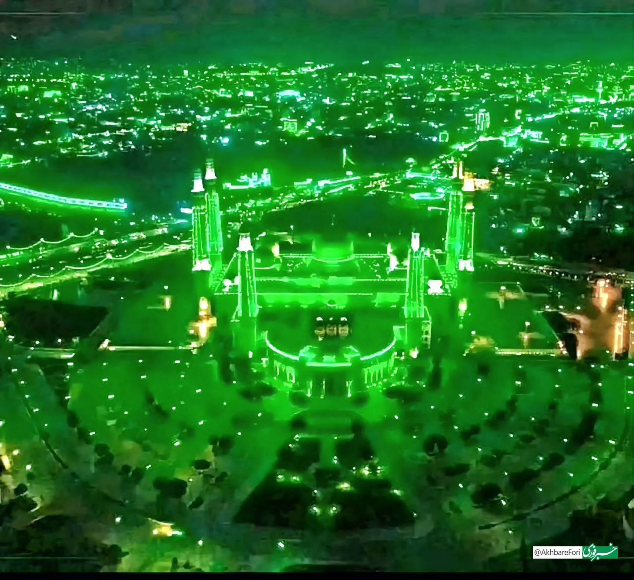 عکس: یمن در آستانه میلاد پیامبر سبزپوش شد