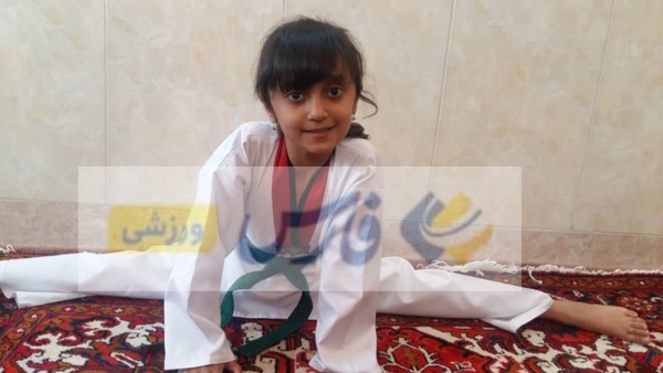 دختر پاراتکواندو ۱۵ ساله به پختگی قهرمان کارکشته