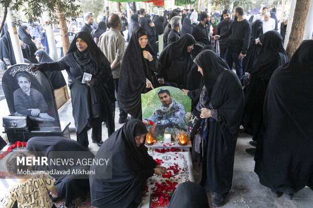 مراسم چهلمین سالروز شهادت شهید میلاد بیدی