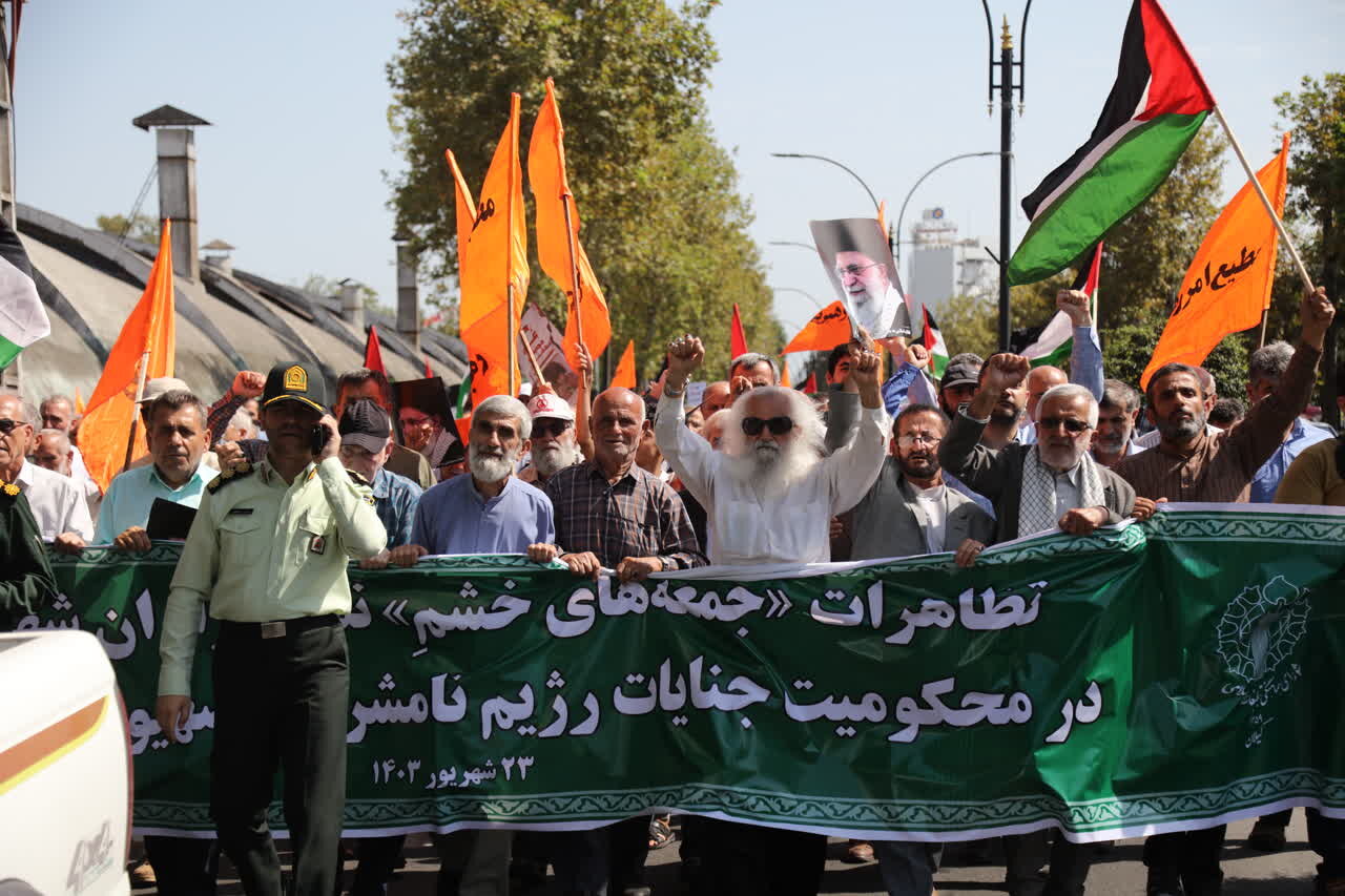 راهپیمایی «جمعه خشم» در گیلان برگزار شد