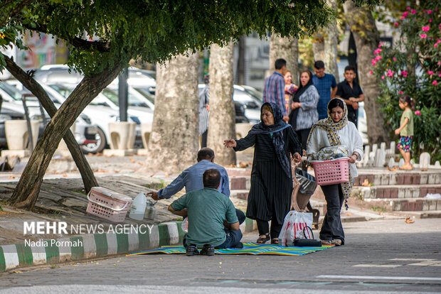 مسافران تابستانی لاهیجان