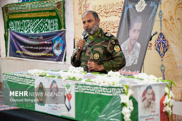 تشییع پیکر مرزبان شهید «ابوالفضل ربیع‌زاده» در مشهد