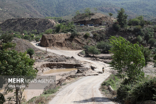 خسارت سیلاب در شرق استان گلستان